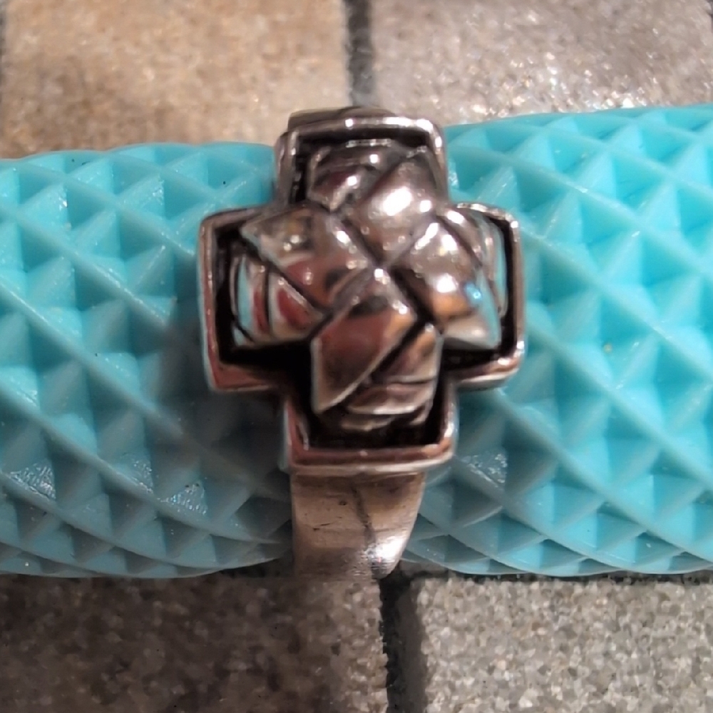 Sterling Silver Geometric Ring - image 4